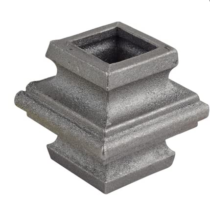 JM Steel Ornamental Steel Collars for Fences 5/8 PICKETS Made of CAST Iron, Used for Fencing, (25)