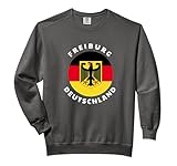 Freiburg Germany DE German Heritage & Pride Flag Badge Comfort Colors Adult Sweatshirt