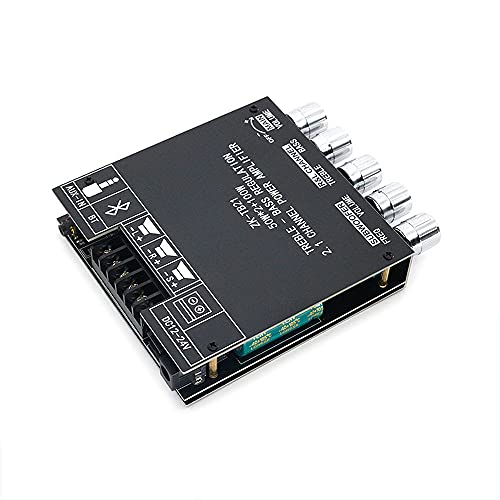 ZK-TB21 TPA3116D2 Bluetooth5.0�T�u�E�[�t�@�[�A���v�{�[�h50WX2 + 100W2.1�`�����l���p���[�I�[�f�B�I�X�e���I�A���v�{�[�h�x�[�XAMP