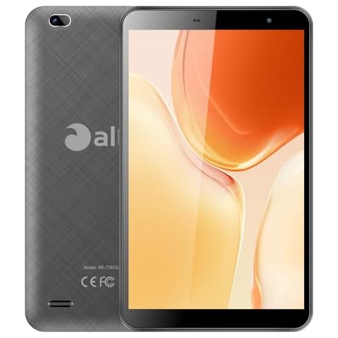 SAIWAN Tablet Android 7 inch,Portable Tablet PC, 3G LTE,WiFi 6,1GB RAM 16GB ROM, 1024x600 HD IPS Display, Quad Core Processor, Dual Camera,Educational and Games(Gray) Cover