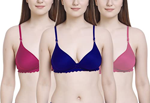 Image of FIMS - Fashion is my style Women Lace Padded Bra Lightly Pad Full Coverage