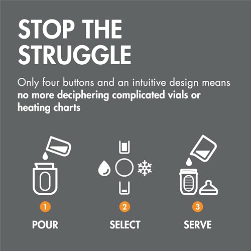 Image of Boon Tempro Direct Heat Breastmilk Warmer - Quick Liquid Warmer with Real Time Temp Reading - Breastfeeding Essentials