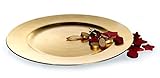  Platzteller Dekoteller Gold 33 cm