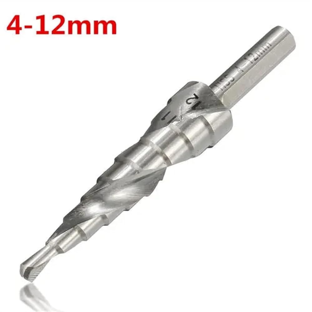Wiertło stopniowe 4-12/20/32 mm z chwytem sześciokątnym rowek stożkowy wiertło stożkowe wiertło do otworów - 4-12 mm