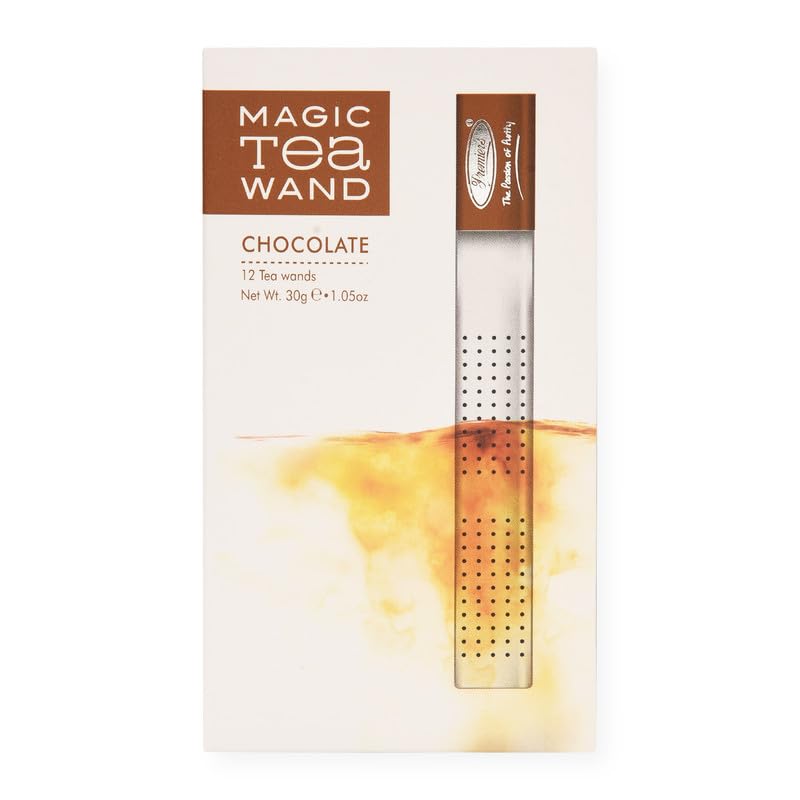 Té negro sabor chocolate 12 varitas desechables miniatura 1