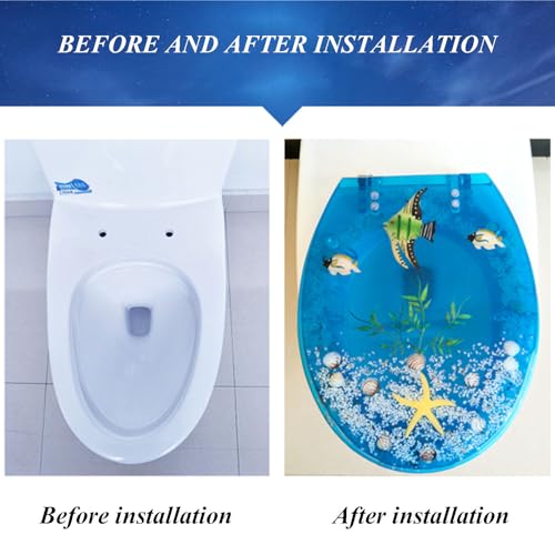 Siège de toilette fermeture lente et résine haute densité - 4