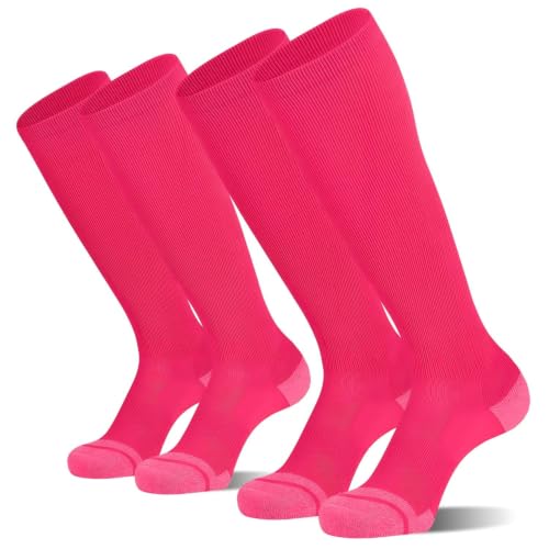 Image of CS CELERSPORT 2 Pack / 3 Pack Baseball Socks for Youth Kids and Adult Softball Soccer Socks Over the Calf Tube Socks