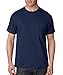 Hanes Men's Beefy-T T-Shirt with Pocket, Navy, L US (Chest 42-44)