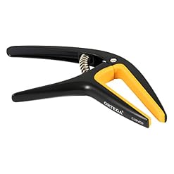 Ortega guitares Twcapo-sbk Twin Capodastre Capo – Réversible 2 voies compatible avec courbe et plat arrondi classique, Noir - Les Beatles, Paul McCartney, John Lennon, RIngo Starr, George Harrison