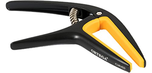 Ortega guitares Twcapo-sbk Twin Capodastre Capo – Réversible 2 voies compatible avec courbe et plat arrondi classique, Noir - Les Beatles, Paul McCartney, John Lennon, RIngo Starr, George Harrison Ortega guitares Twcapo-sbk Twin Capodastre Capo – Réversible 2 voies compatible avec courbe et plat arrondi classique, Noir