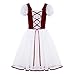 inhzoy Vestido de Danza Clásica para Niña Maillot Ballet con Falda Disfraz...