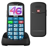 ☎【Téléphone portable Senior 4G sans carte SIM】Prend en charge la carte double 4G pour faciliter les appels téléphoniques et l'envoi de messages, le téléphone mobile Premium est livré avec un câble C, vous pouvez également charger votre téléphone directement dans la station de charge. Grand cadeau pour les personnes âgées parents, maman, papa