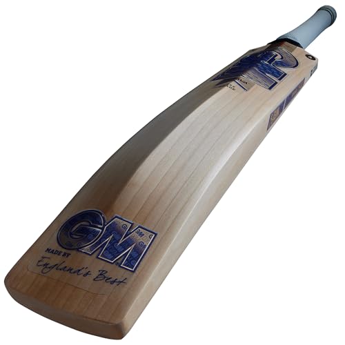 Image of GM Brava 606 English Willow Cricket Bat, Adult Size - Short Handle, Fully Knocked and Ready to Play with Toe Guard