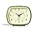 Kikkerland Battery Operated Retro Vintage Style Desktop Nightstand Bedside Office Classic Simple Alarm Clock, Beeping Alarm, Glow in Dark Hands, in Green