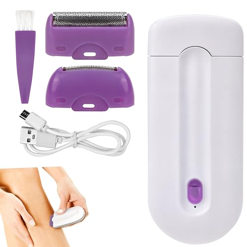 Laser Shaver for Women Portable Painless Hair Touch Removal Tool Rechargeable Epilator Smart Sensor-Light Technology Silky Hair Eraser Remover Smooth Applicable to Any Part of Body Mother Day Gift