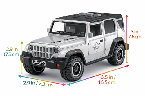 Image of Magicwand 1:36 Scale Die-Cast Plastic Thar Roxx with Openable Doors & Pull Back Action & Smoke Effect【Pack of 1】