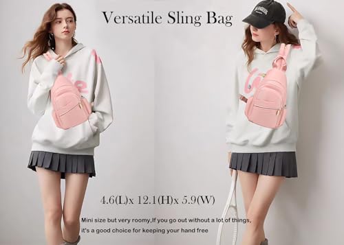 Xsecnua Convertible Mini Sling Backpack