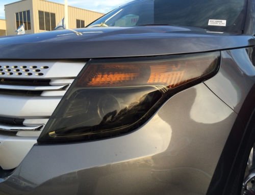Coque teintée phares Ford Explorer 2011-2015 en vinyle de finition supérieure