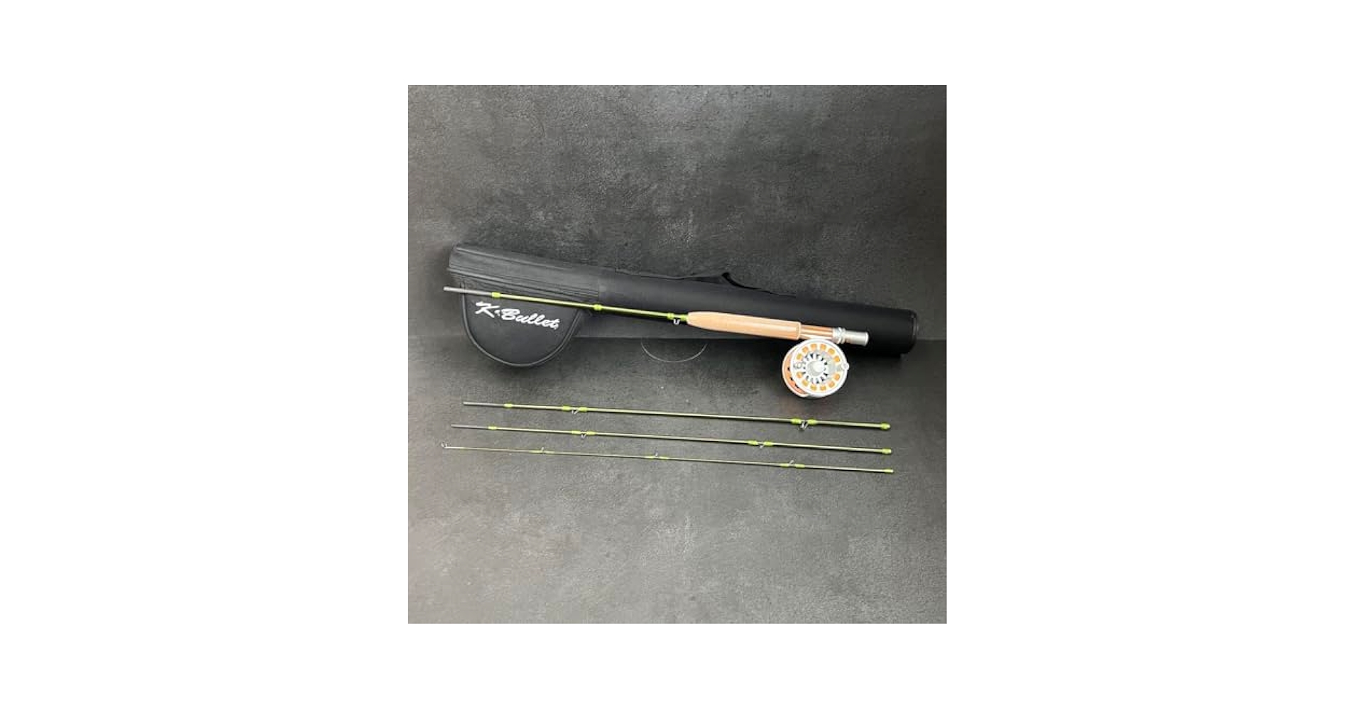 Amazon.co.jp: K.BULLET CREEK ♯3 7ft フライロッドセット