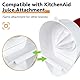 2 Pack Filterteile, kompatibel mit Kitchen Aid Saftaufsatz, Weiß