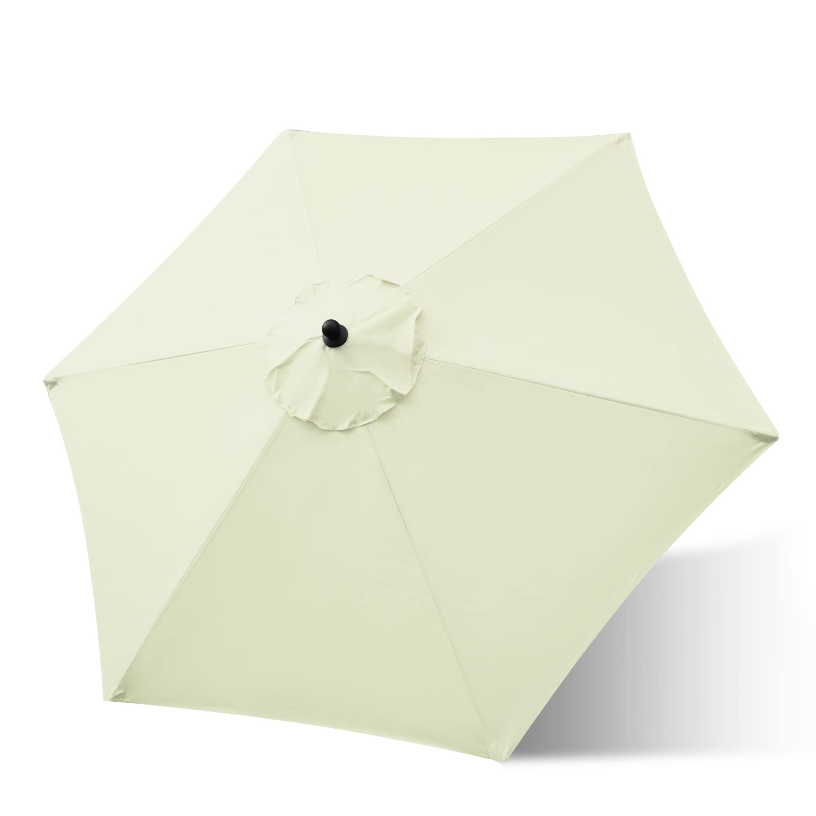 Sunnyglade Auvent de rechange pour parasol de terrasse, parasol de marché et d'extérieur avec 6 baleines de 2,3 m