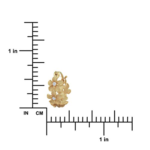 Hawaiian Silver Jewelry Sterling Silver Hoop Earrings – Deluxe Flower Earrings with Elegant Black Box – Cute and Elegant Plumeria Earrings – Comfortable Lightweight Design – Reliable Closure2