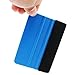 Gebildet Durable Black Felt Edge Squeegee 4 Inch for Car Vinyl Film Wrapping Decal Squeegee Window Tint Work, Professional Scratch free Squeegee. Pack of 2