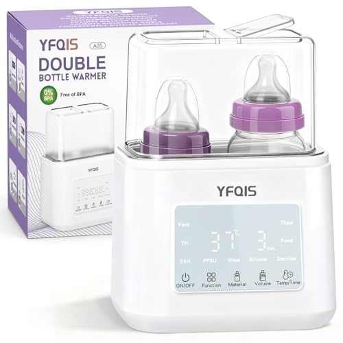 Chauffe Biberon, Chauffe Lait Maternel 10 En 1, Chauffage Rapide Au Bain-Marie Pour Le Lait Maternel Et Les Aliments, Fonction Maintien Au Chaud Pendant 24h...