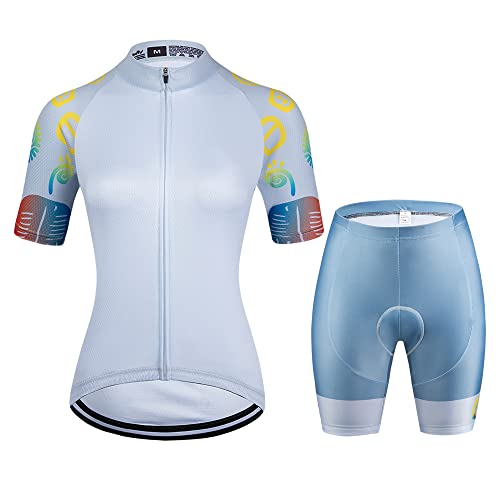 Maillot de cyclisme à manches courtes pour femme vêtement vélo route respirant été léger