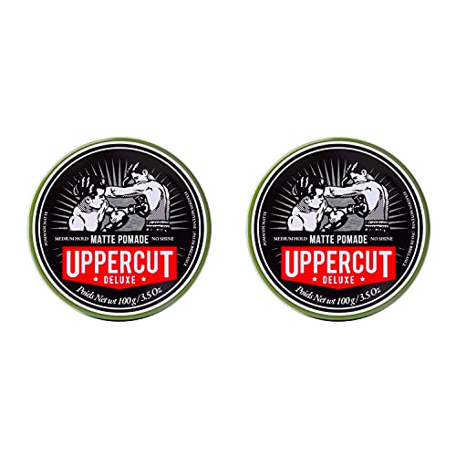 Pomade cheveux mats fixation moyenne Uppercut Deluxe cire à base d'eau lavage facile