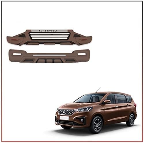 DriveStylish Front & Rear Bumper Protector Guard for Maruti Suzuki Ertiga 2022 Onwards-Pearl Metallic Dignity Brown