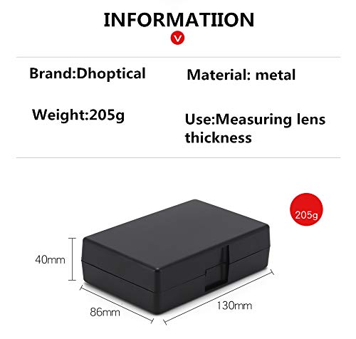 Image of Lens Thickness Measurement Clock Eyeglasses Measurement Tool by dhoptical