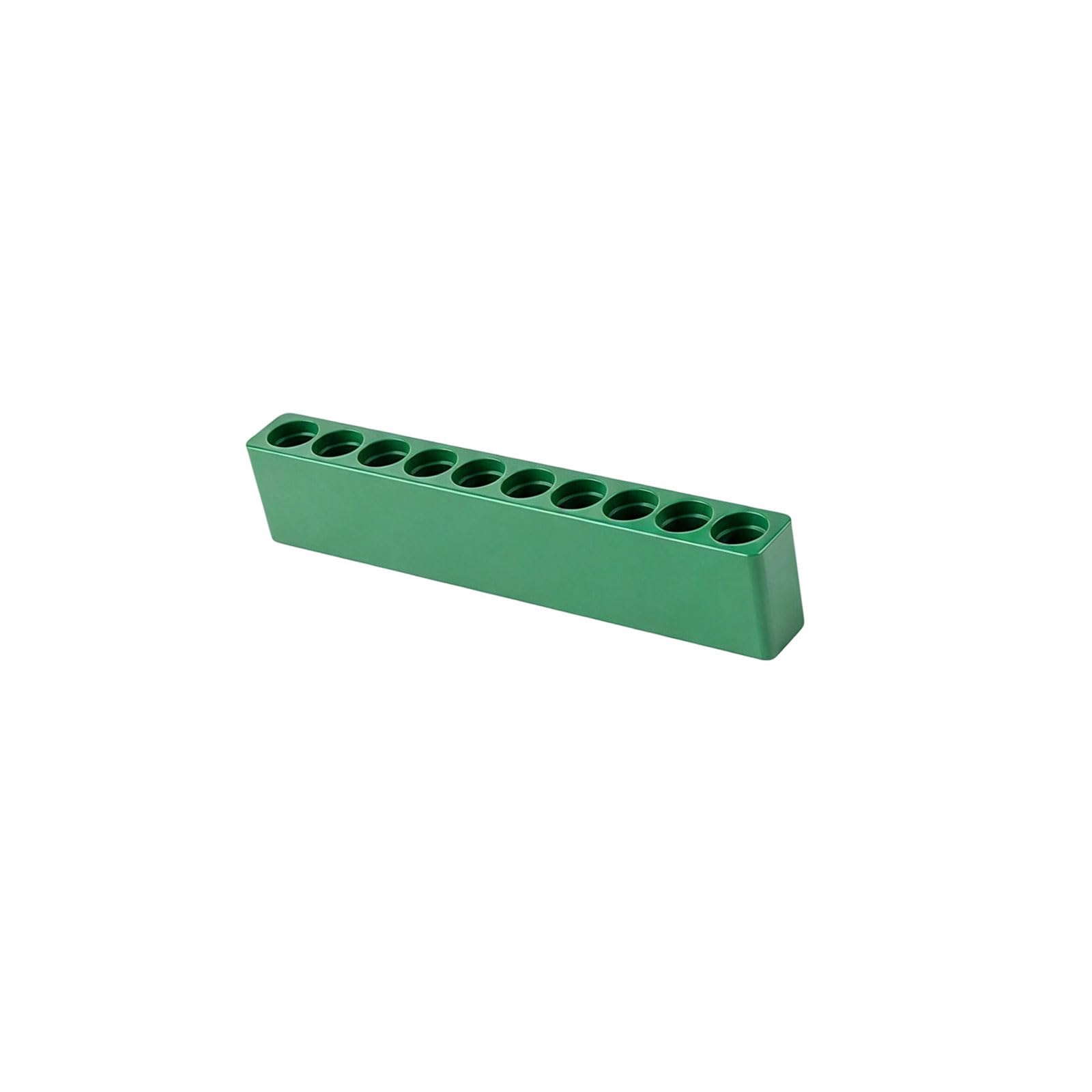 Shntig 10 Holes Industrial Bit Holder Card Drill Bit Rack For 1/4 Inch Shank Tools And Space Saving Workshop Solution Tool Storage Card
