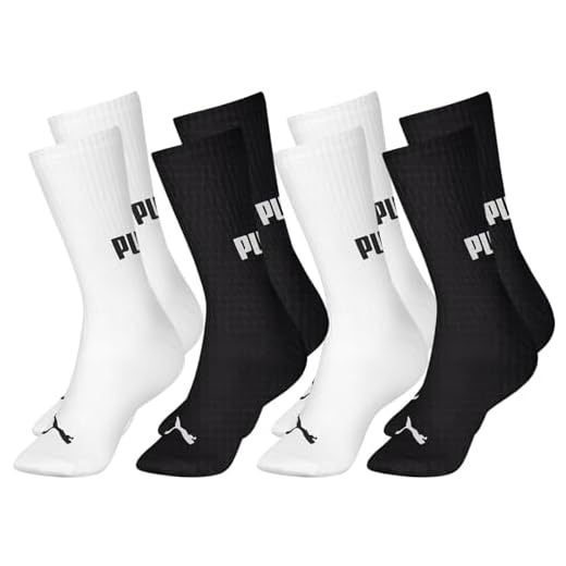 Kit 04 Pares de Meias Puma Cano Longo Esportiva | KIT E | 39-43