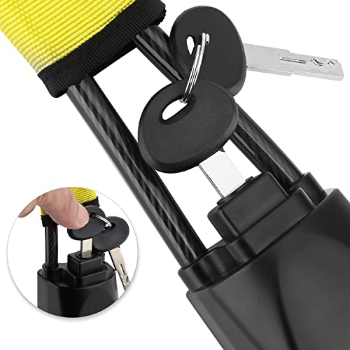 Leadrise Car Steering Wheel Lock Seat Belt Lock Security Anti-Theft With 2 Keys Universal Fit Most Cars Vehicle Suv Golf Cart Truck #TOP4