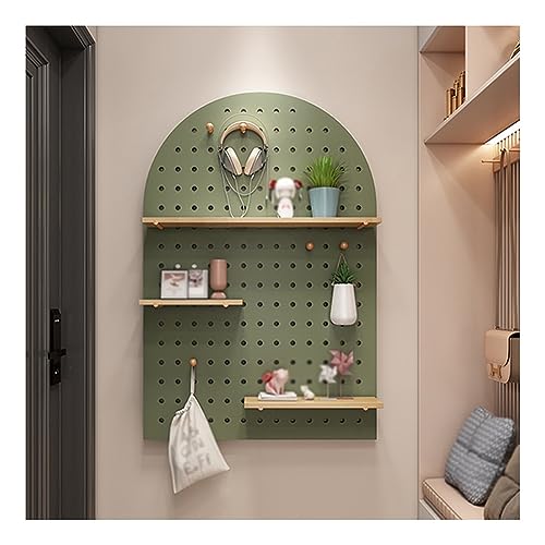 Organizador de tablero perforado montado en la pared, kit de almacenamiento de pared multifuncional, 60 x 120 cm, perfecto para herramientas, suministros de manualidades y organización del hogar