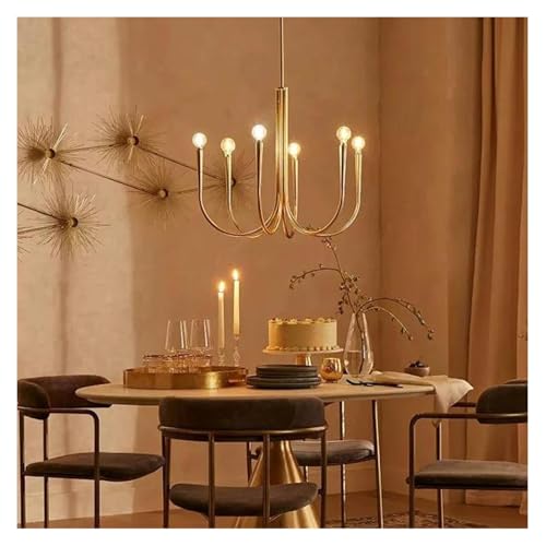 Lustre à LED rétro français pour illuminer chaleureusement votre salon