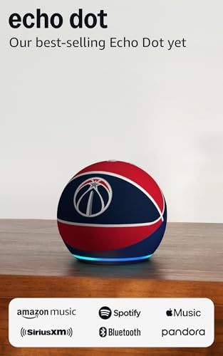 Image of Amazon Echo Dot (newest model) | Officially Licensed NBA Limited-Edition | Washington Wizards