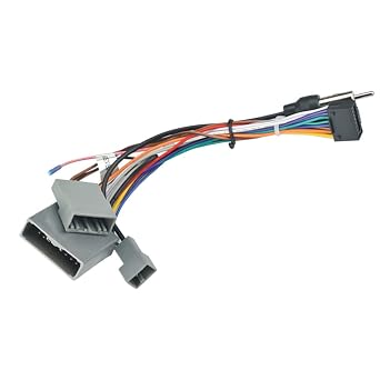 16pin Car Radio Stereo Power Retrofit Harness fits for Honda CRV Civic Odyssey 2006-2010 with Radio Antenna Adapter Support Steering Wheel Control