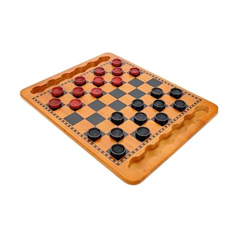 WE Games Checkers Board Game Set Cover