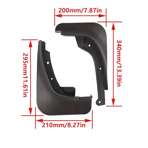 Guardabarros MG HS EHS Plug-in 2018-2024 accesorios para todo clima 2