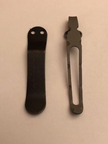 Bead Blast Gray Titanium Deep Pocket Clip For Kershaw Skyline 1760 Tip Up
