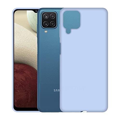 Image of Case Creation Luxurious OG Series for Samsung Galaxy A12 Case Cover,Anti-Dirty Slim Case Frosted Matte Cute Candy TPU Raised Bezel (Splash of Color) Back Cover for Samsung A12 -Light Purple