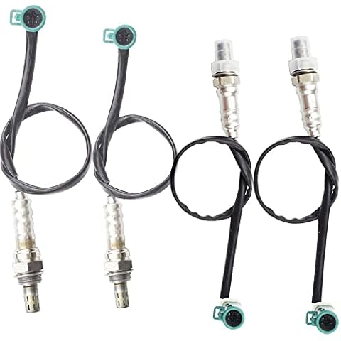 higherbro 4PCS Oxygen Sensor 1 & 2 for 2001-2003 Ford F-150 4.2L/4.6L/5.4L Upstream + Downstream Cover
