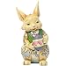 Jim Shore Heartwood Creek Happy Easter Wishes Pint Sized Bunny with an Egg
