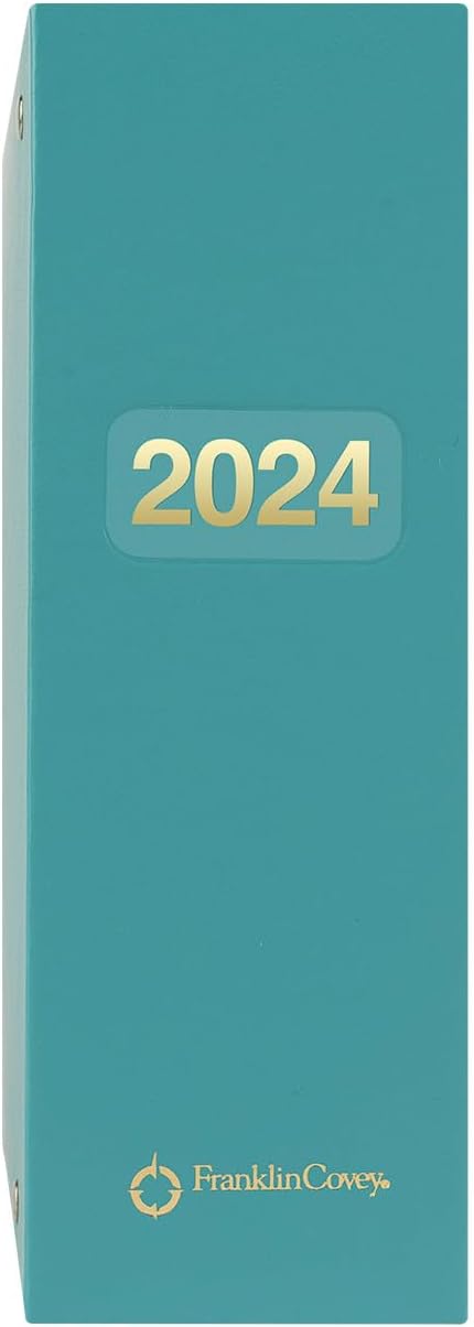 FranklinCovey - Storage Binder for FranklinCovey Planners | Protect Past and Future Planner Pages (Classic, Aqua)