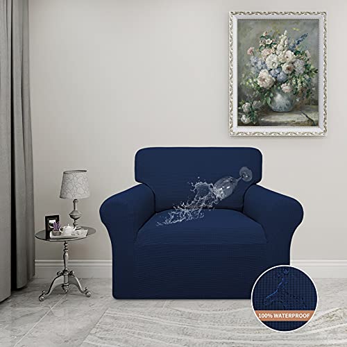 Image of Easy-Going 100% Waterproof Chair Couch Cover, Stretch Jacquard Sofa Cover