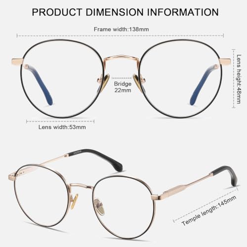 Image of EYECEDAR Blue Light Blocking Reading Glasses Men and Women Readers Glasses 1.0