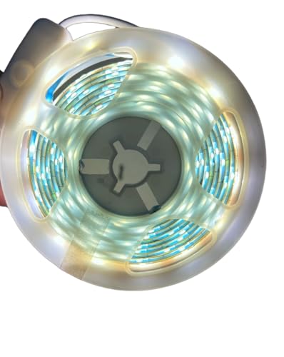 Tira LED autoadhesiva 2 metros blanco cálido con interruptor USB miniatura 4