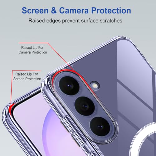 Image of Zapcase Back Case Cover for Samsung Galaxy S26 FE 5G | Compatible for Samsung Galaxy S26 FE 5G Back Cover | Compatible with MagSafe | Scratch-Resistant Back Cover | Clear